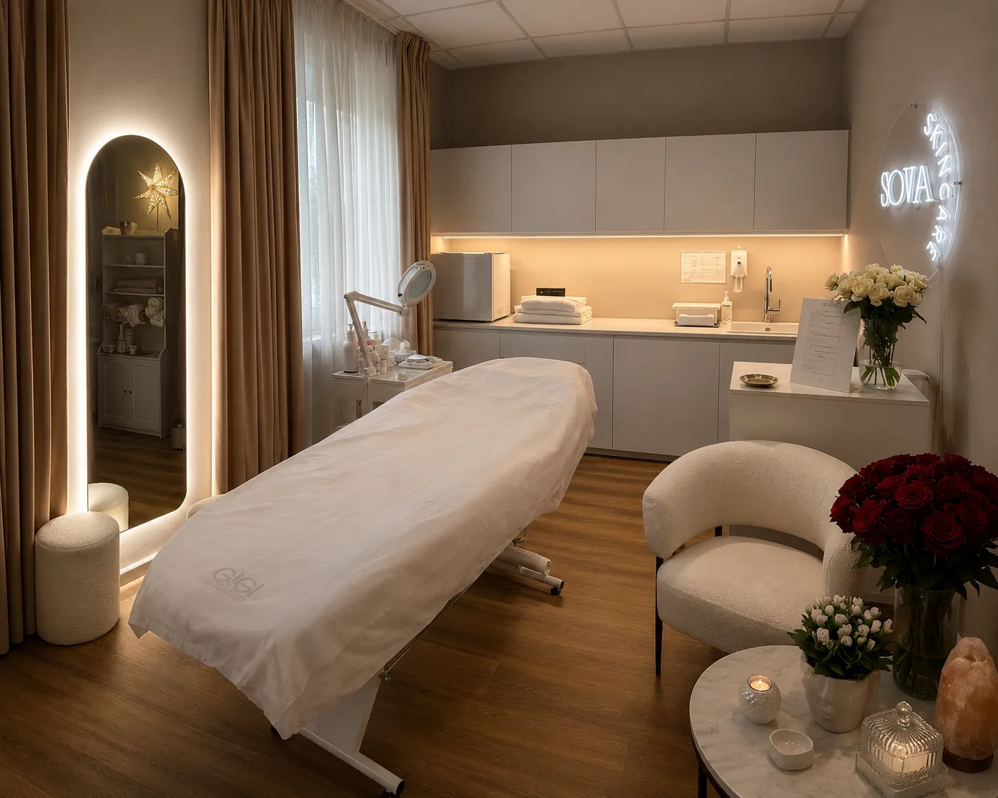 SOVA SKINCARE clinic interior